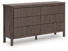 Pamytta 6-Drawer Dresser Brown