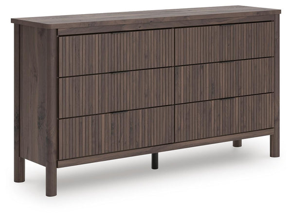 Pamytta 6-Drawer Dresser Brown
