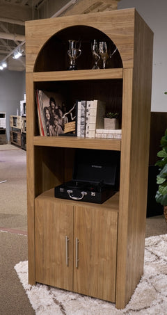 Dovander 2-Door Display Cabinet Brown