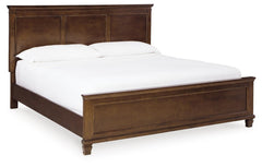 Danabrin King Panel Bed Brown
