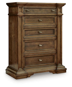 Frantanna 5-Drawer Chest Brown