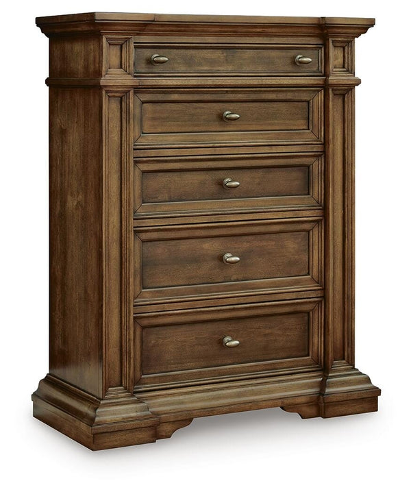 Frantanna 5-Drawer Chest Brown