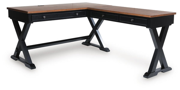 Wildenauer Home Office Desk Brown/Black