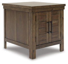 Moriville 2-Door End Table Grayish Brown
