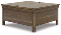 Moriville Lift-Top Coffee Table Grayish Brown