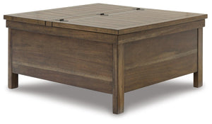 Moriville Lift-Top Coffee Table Grayish Brown