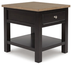 Drazmine 1-Drawer End Table Brown