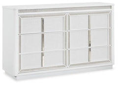Chalanna 6-Drawer Dresser White