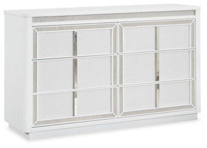 Chalanna 6-Drawer Dresser White