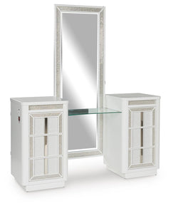 Chalanna Vanity with Mirror White