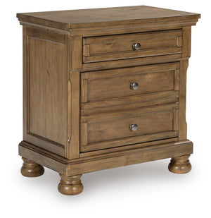 Feddinger 2-Drawer Nightstand Medium Brown