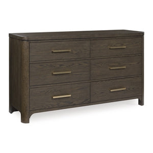 Radkin 6-Drawer Dresser Burnished Brown