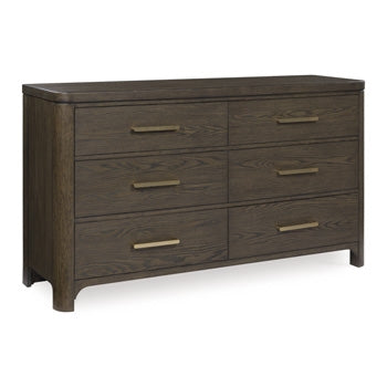 Radkin 6-Drawer Dresser Burnished Brown