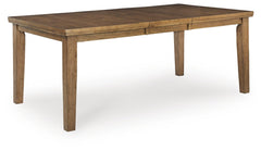 Urbinforte Dining Butterfly Extension Table Light Brown