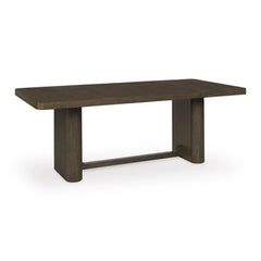 Radkin Rectangle Dining Table Burnished Brown