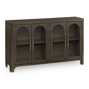 Radkin 4-Door Dining Server Burnished Brown