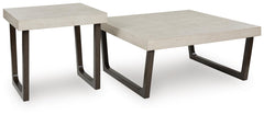 Westenfort 2-Piece Occasional Table Set Espresso/Gray