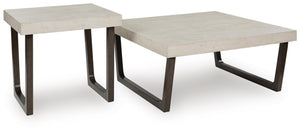 Westenfort 2-Piece Occasional Table Set Espresso/Gray