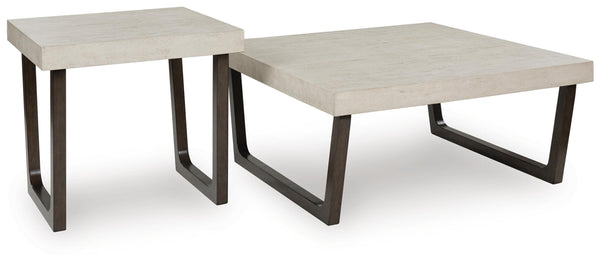Westenfort 2-Piece Occasional Table Set Espresso/Gray