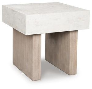 Jorlaina End Table Light Grayish Brown
