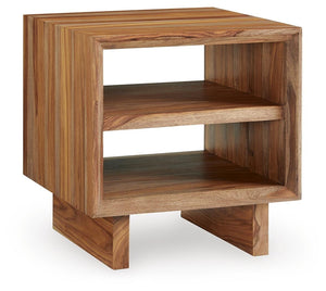 Dressonni End Table Brown