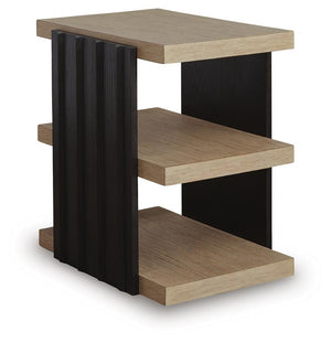 Rylandyn End Table Black/Light Brown