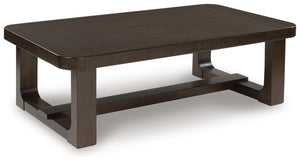 Breckington Rectangle Coffee Table Dark Brown