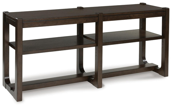 Breckington Sofa Table Dark Brown