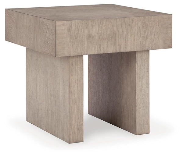 Jorlaina End Table Light Grayish Brown