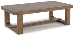 Cabalynn Rectangle Coffee Table Light Brown