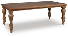 Greddinton Rectangle Dining Table Brown