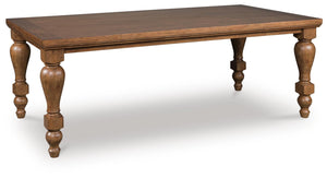 Greddinton Rectangle Dining Table Brown