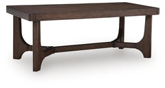 Korestone Rectangle Coffee Table Dark Brown