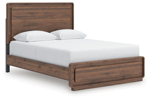 Fortlorn Queen Panel Bed Walnut Brown