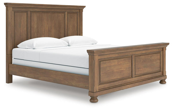 Feddinger King Panel Bed Medium Brown