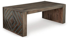Dreggan Rectangle Coffee Table Brown