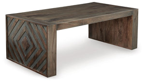 Dreggan Rectangle Coffee Table Brown