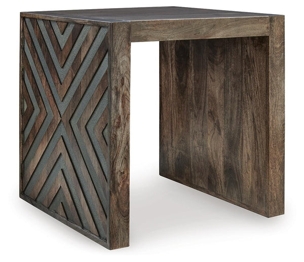 Dreggan End Table Brown