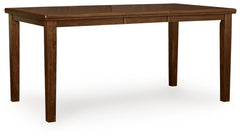 Ralene Counter-Height Butterfly Dining Extension Table Medium Brown