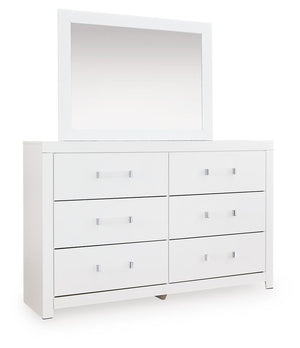 Maeling Dresser & Mirror White