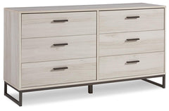 Socalle 6-Drawer Dresser Light Natural