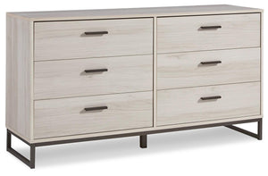 Socalle 6-Drawer Dresser Light Natural