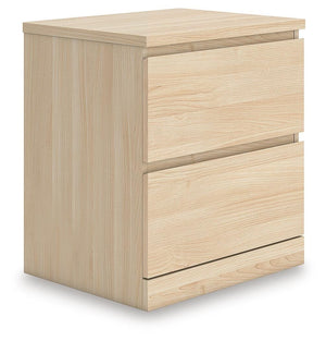 Onita 2-Drawer Nightstand Natural