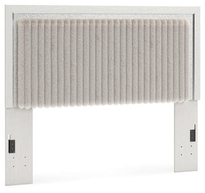 Zuraleus Queen Upholstered Panel Headboard White