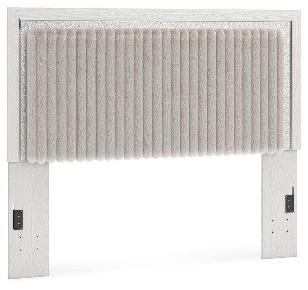 Zuraleus Queen Upholstered Panel Headboard White