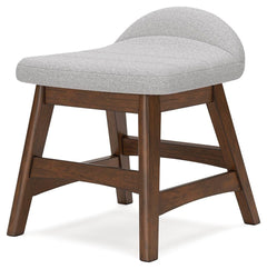 Lyncott Home Office Desk Chair Light Gray/Brown