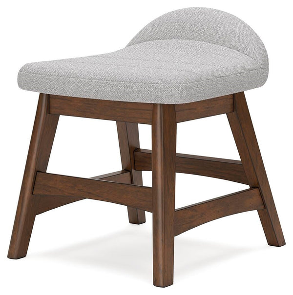 Lyncott Home Office Desk Chair Light Gray/Brown