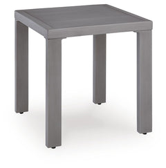 Half Moon Beach Outdoor End Table Gray