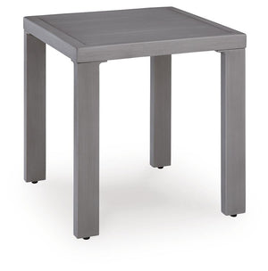 Half Moon Beach Outdoor End Table Gray