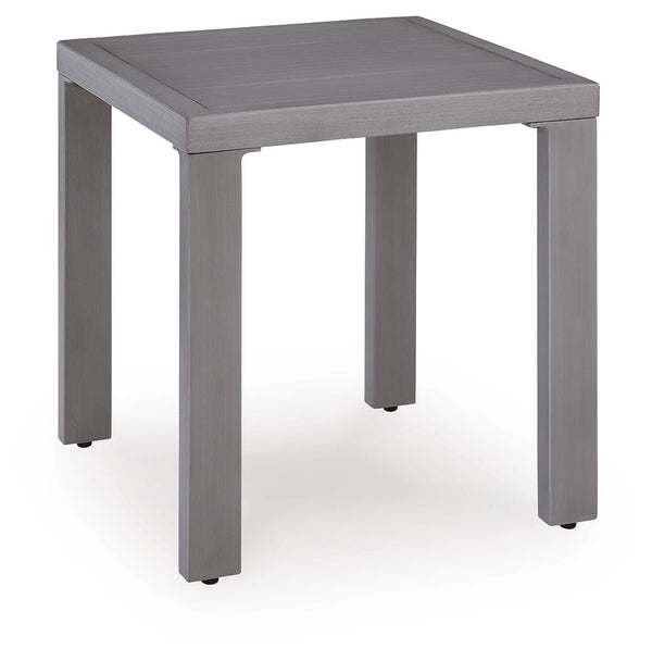 Half Moon Beach Outdoor End Table Gray
